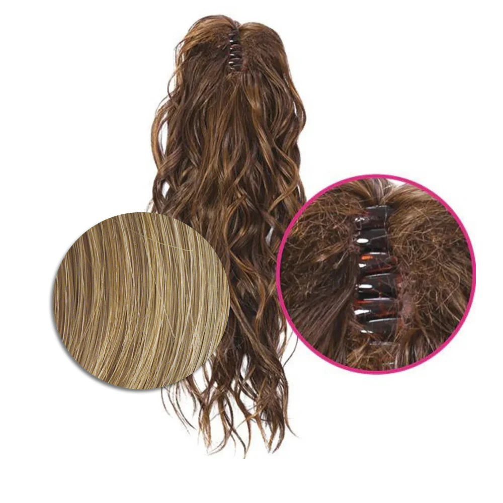 Hairdo Coda con Onde con Mollettone R14/25 Biondo Caldo 46cm - Image 3