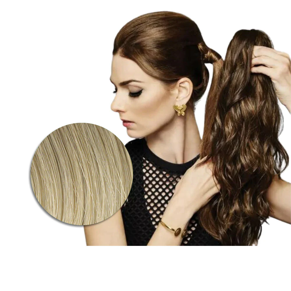 Hairdo Coda con Onde con Mollettone R14/88 Biondo Chiaro 46cm - Image 2