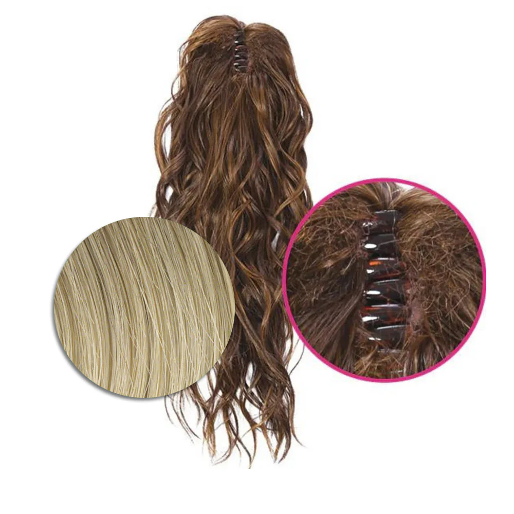 Hairdo Coda con Onde con Mollettone R14/88 Biondo Chiaro 46cm - Image 3