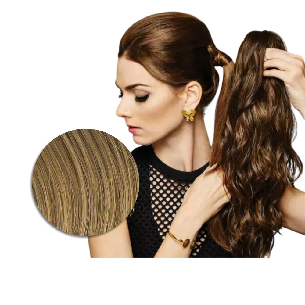 Hairdo Coda con Onde con Mollettone R1416T Biondo Scuro 46cm - coda onde - Image 2