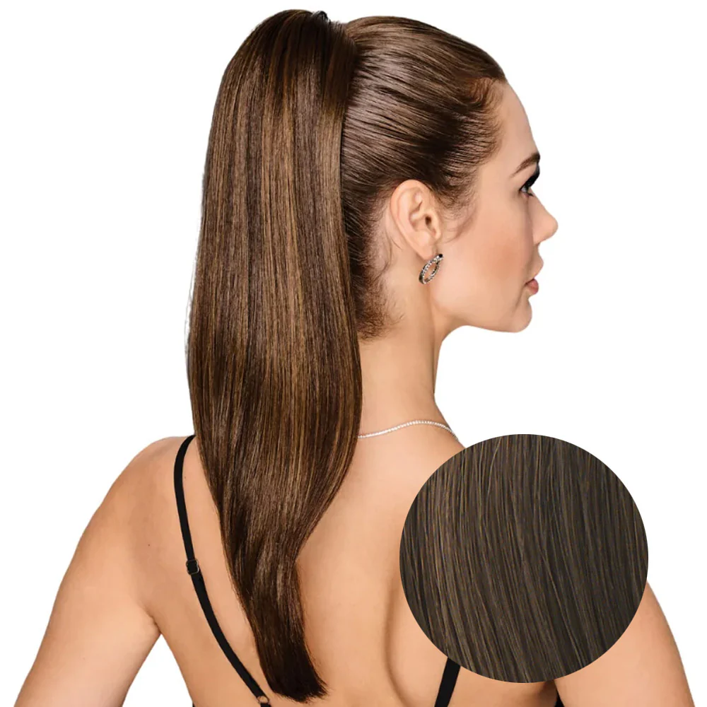 Hairdo Coda Liscia R10 Castano Chiaro 53cm - Image 4