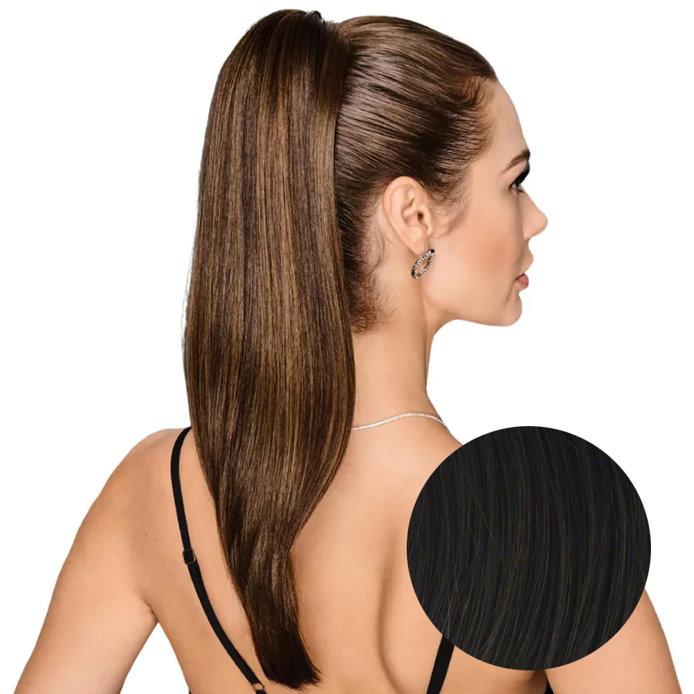 Hairdo Coda Liscia R4 Castano Scuro 53cm - Image 4
