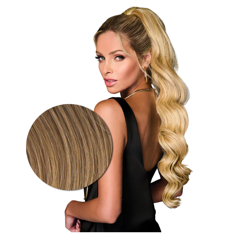 Hairdo Coda Mossa con Clip R1416T Biondo Scuro 69cm - Image 2