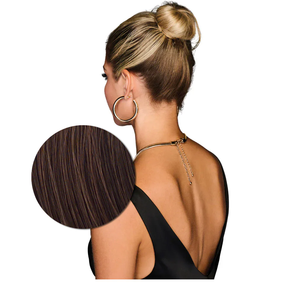 Hairdo Coda Mossa con Clip R6/30H Castano Medio Ramato 69cm - Image 3
