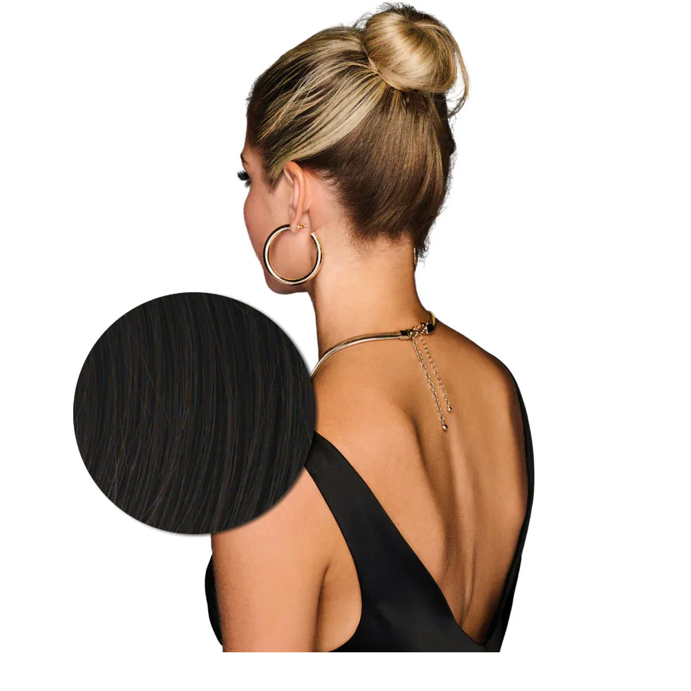 Hairdo Coda Mossa con Clip R4 Castano Scuro 69cm  - coda mossa - Image 3