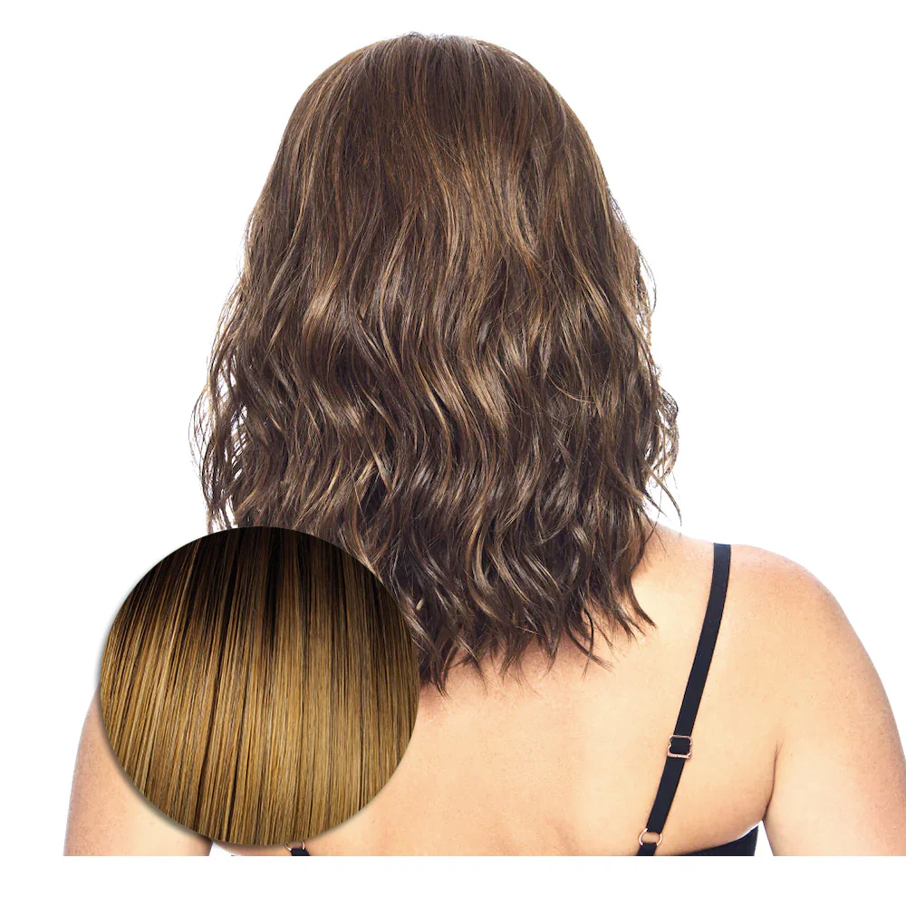 Hairdo Courtside Waves SS14/25 Biondo Caldo con Radice Castana  - parrucca taglio medio - Image 3