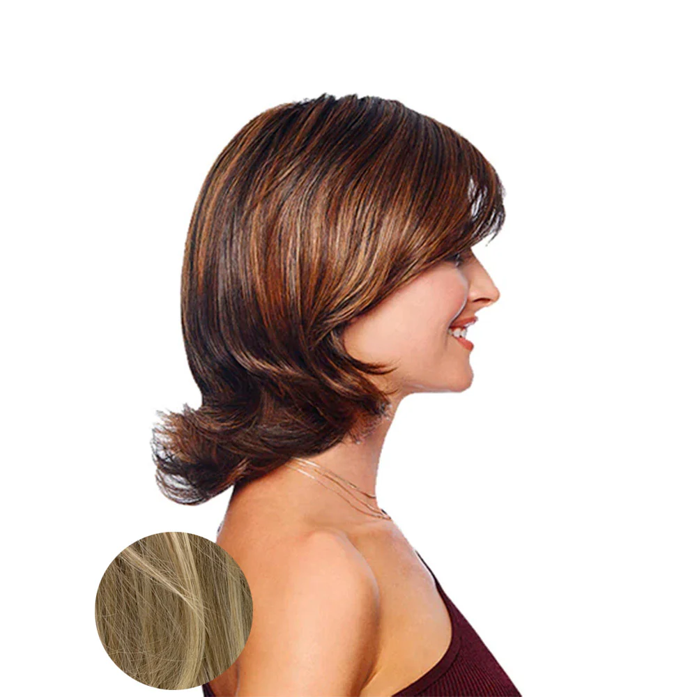 Hairdo Dream Bob Parrucca Biondo Chiaro Con Radice Castana - Image 2
