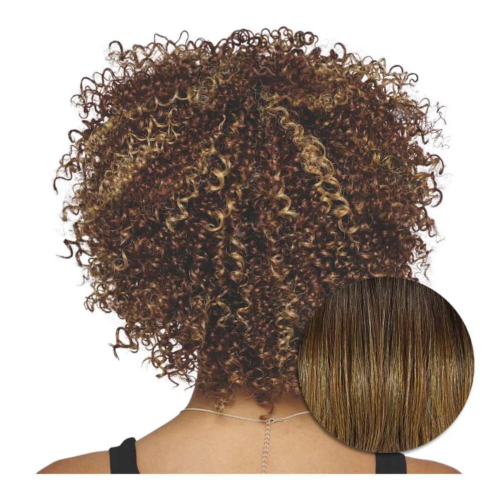 Hairdo Galorè Parrucca Riccia Cioccolato/Dorato Caramel - parrucca taglio medio - Image 3