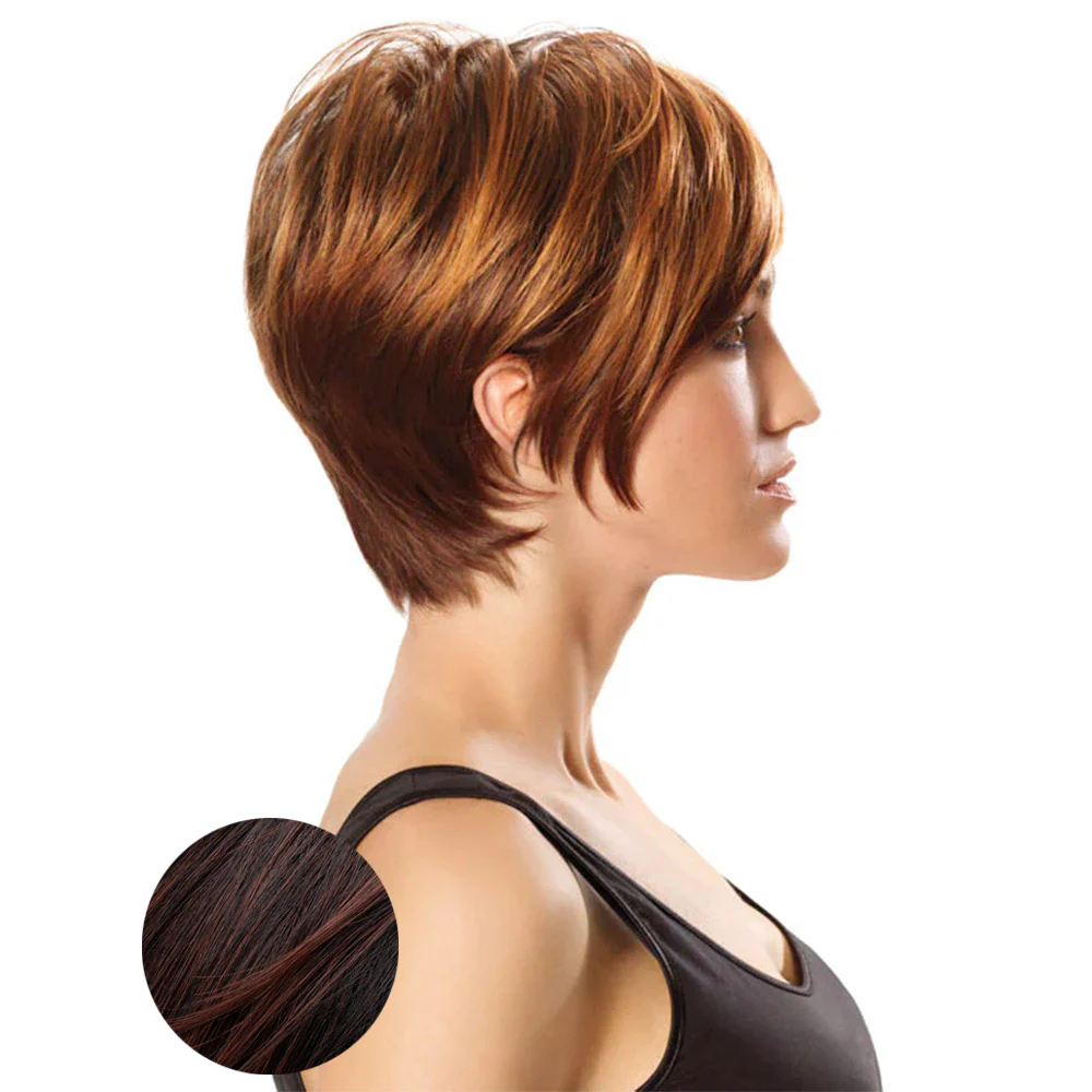 Hairdo Parrucca Angled Cut Castano Ciliegia - Image 2
