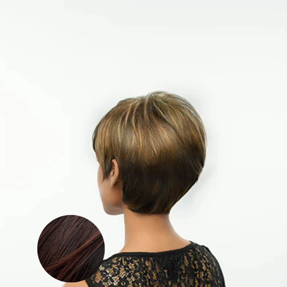 Hairdo Parrucca Angled Cut Castano Ciliegia - Image 3