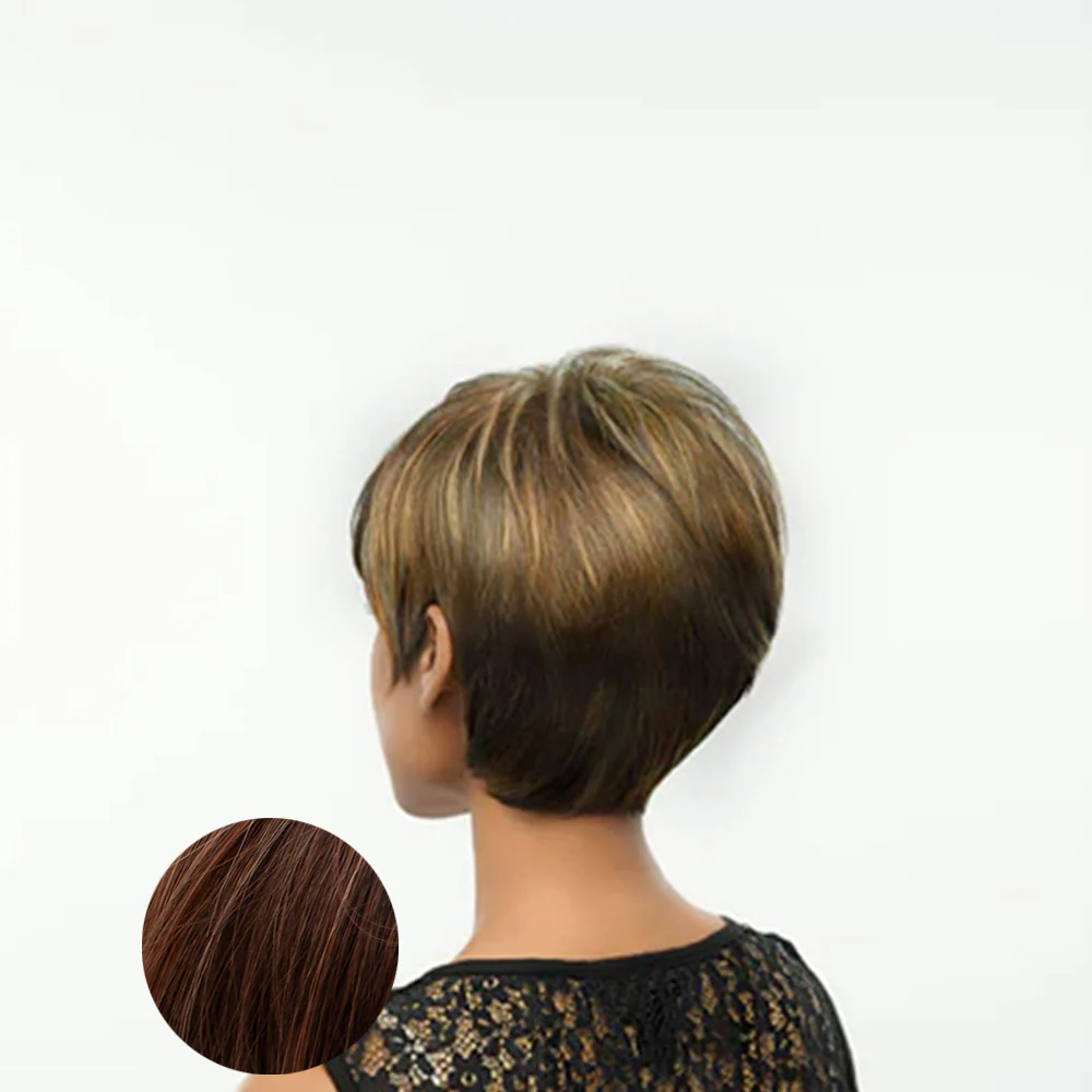 Hairdo Parrucca Angled Cut Castano Medio Rubino - Image 3