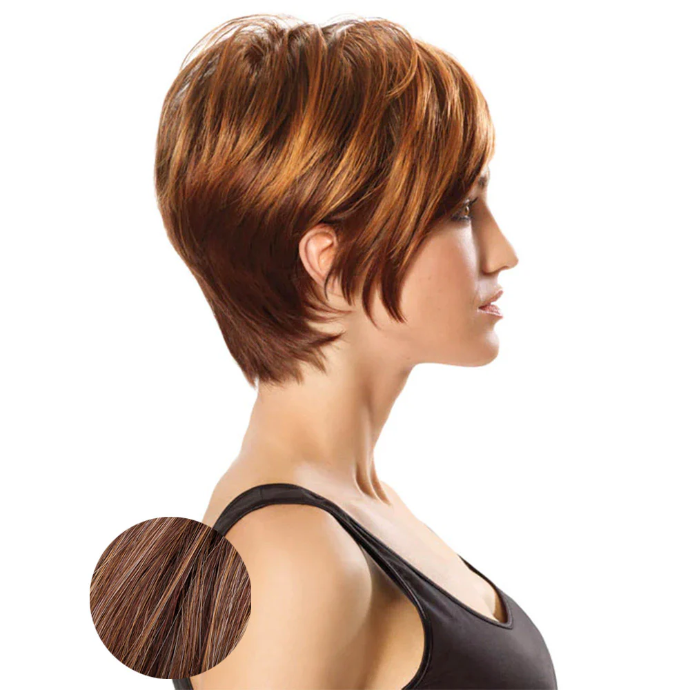 Hairdo Parrucca Angled Cut Cioccolato Dorato Caramello - Image 2
