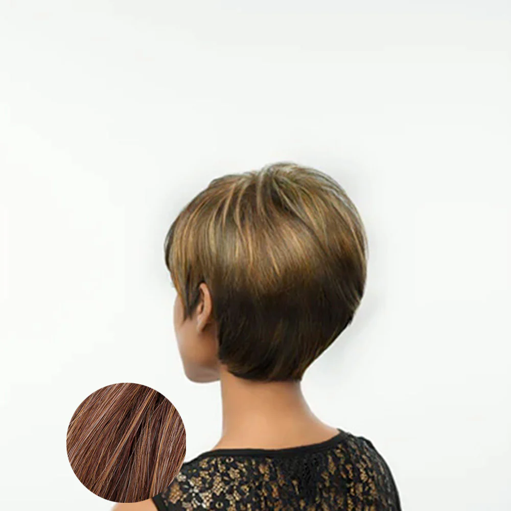Hairdo Parrucca Angled Cut Cioccolato Dorato Caramello - Image 3