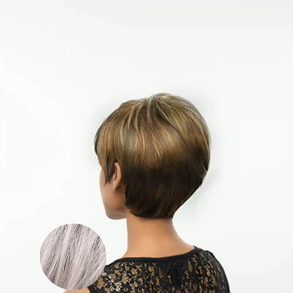 Hairdo Parrucca Angled Cut Silver Argento - Image 3