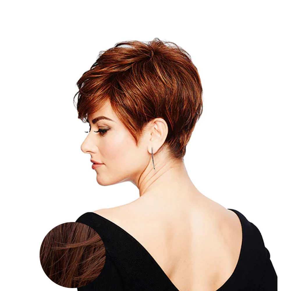 Hairdo Parrucca Perfect Pixie Biondo Chiaro Con Radice Castana - Image 3