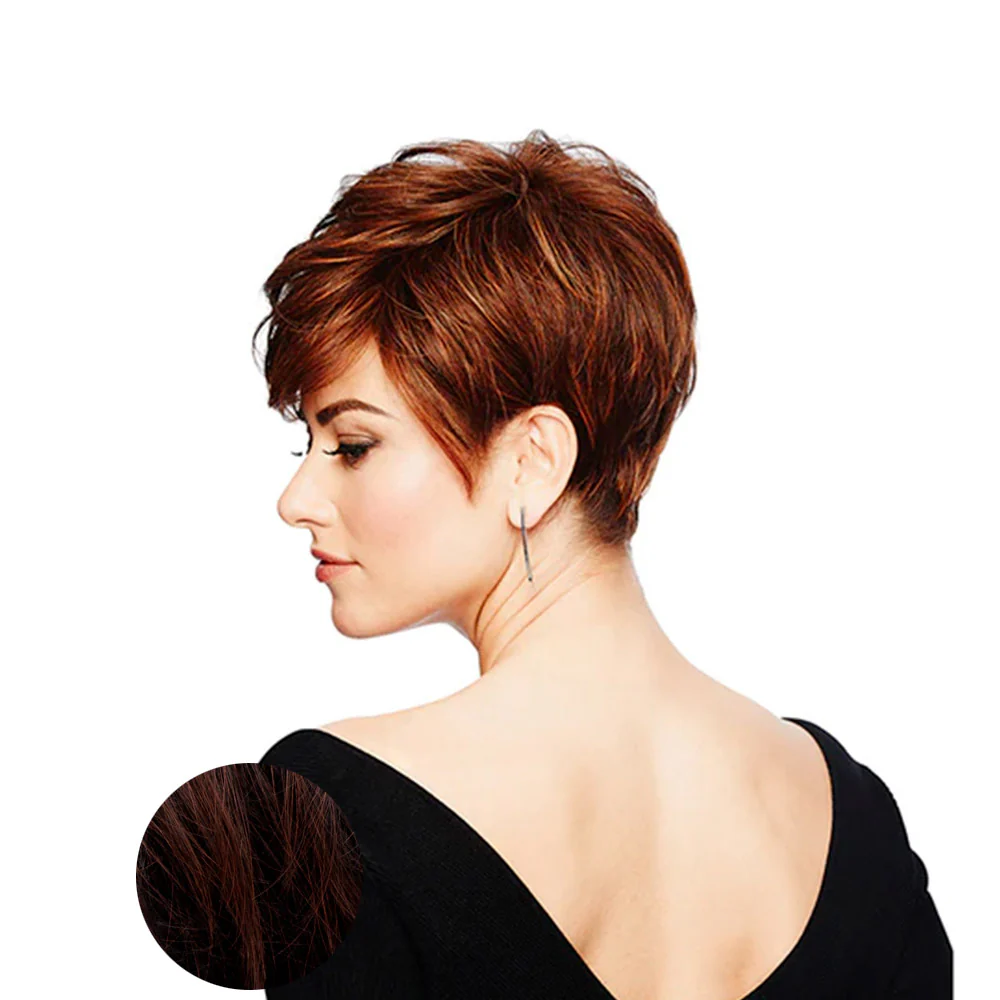 Hairdo Parrucca Perfect Pixie Castano Ciliegia - Image 3