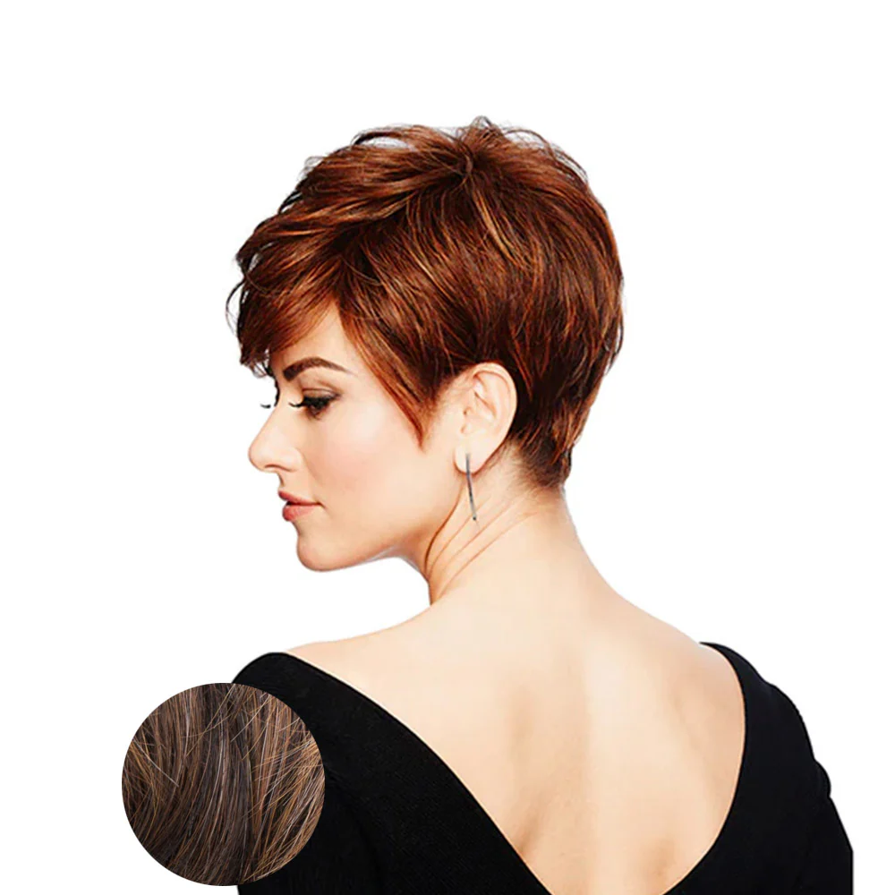 Hairdo Parrucca Perfect Pixie RL8/29SS Castano Medio Nocciola - Image 3