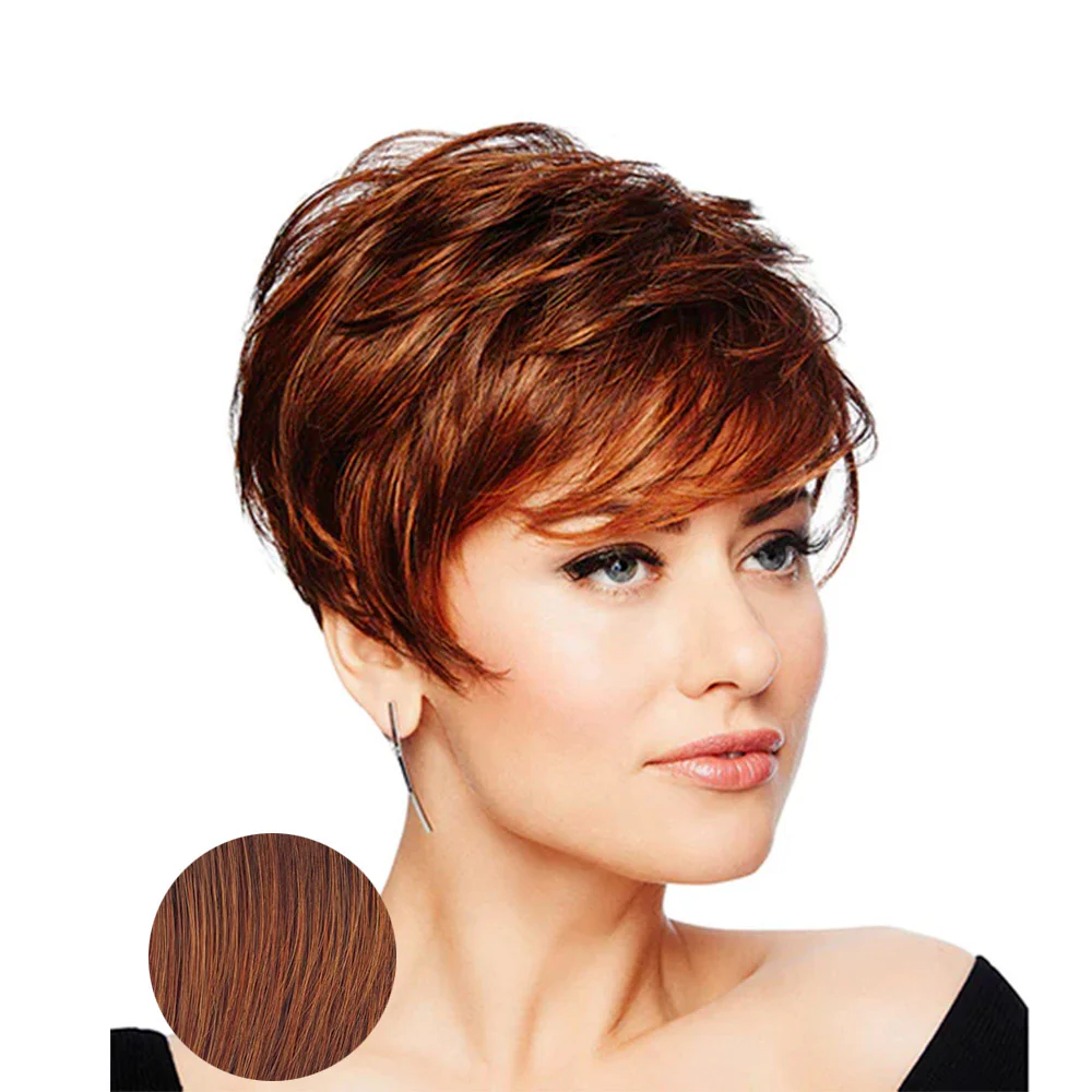 Hairdo Parrucca Perfect Pixie RL32/31 Castano Medio Rubino - parrucca taglio corto - Image 2