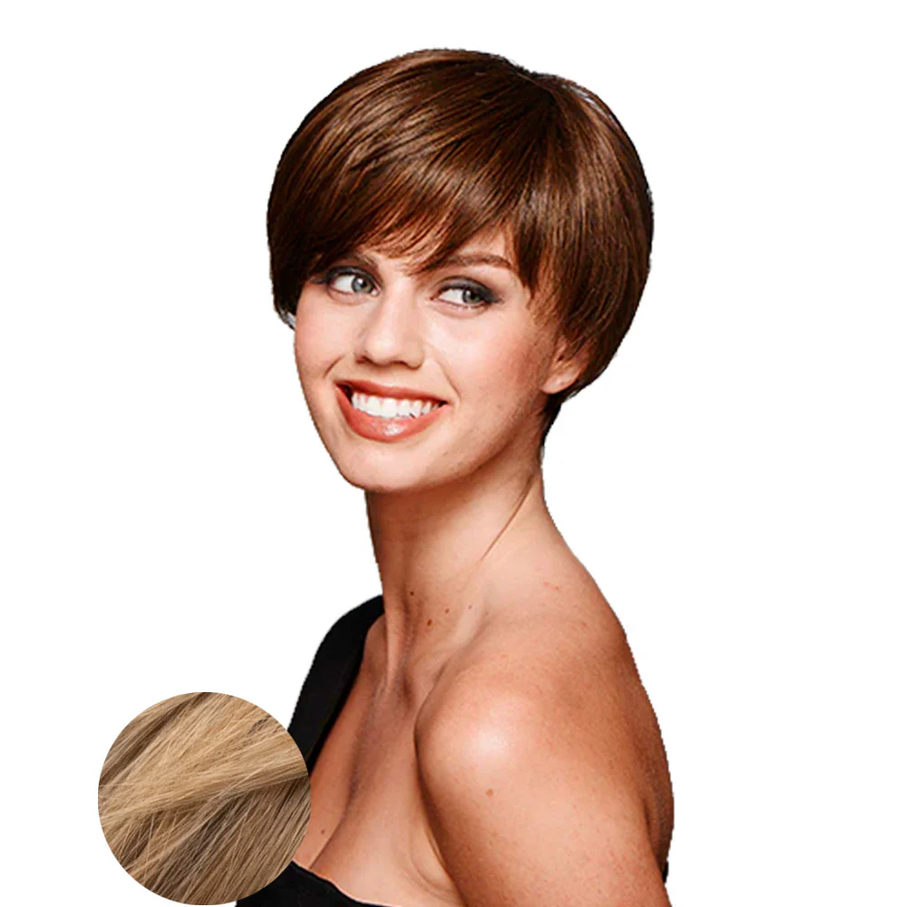 Hairdo Short & Sleek Parrucca Biondo Chiaro Con Radice Castana - Image 2
