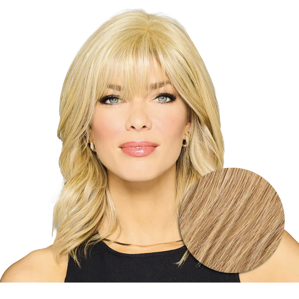 Hairdo Topper Stylish Wave R25 Biondo Medio Dorato - toupet con onde - Image 2