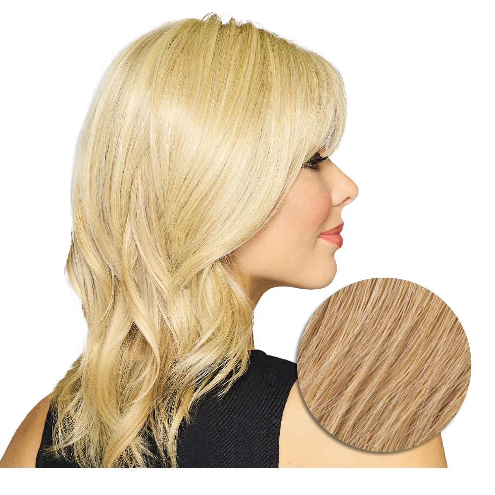 Hairdo Topper Stylish Wave R25 Biondo Medio Dorato - toupet con onde - Image 3