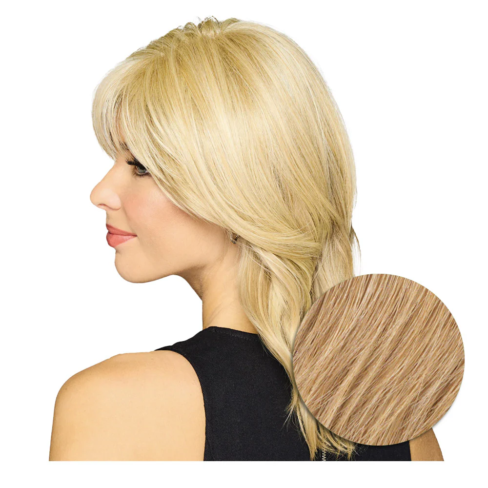 Hairdo Topper Stylish Wave R25 Biondo Medio Dorato - toupet con onde - Image 5