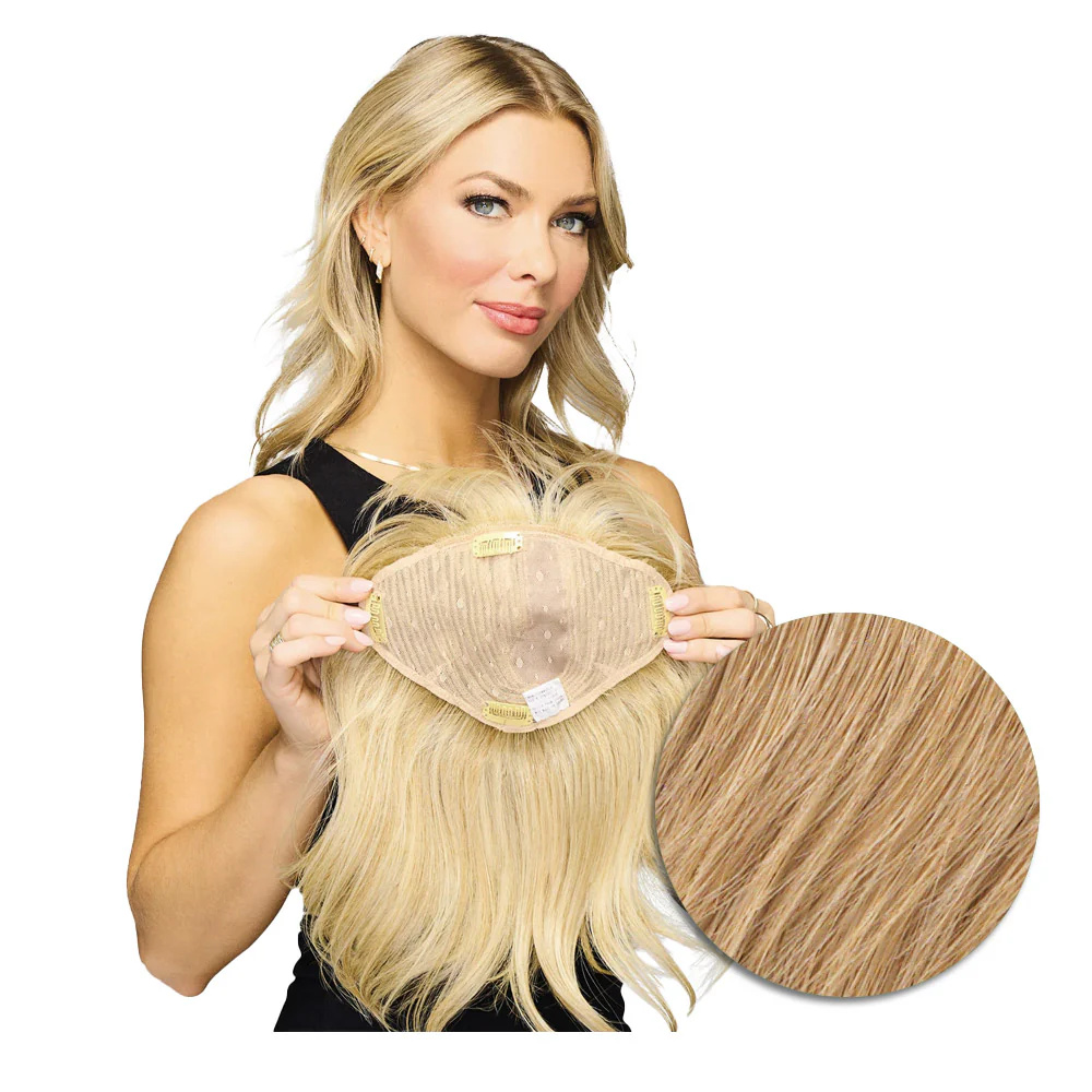 Hairdo Topper Stylish Wave R25 Biondo Medio Dorato - toupet con onde - Image 6