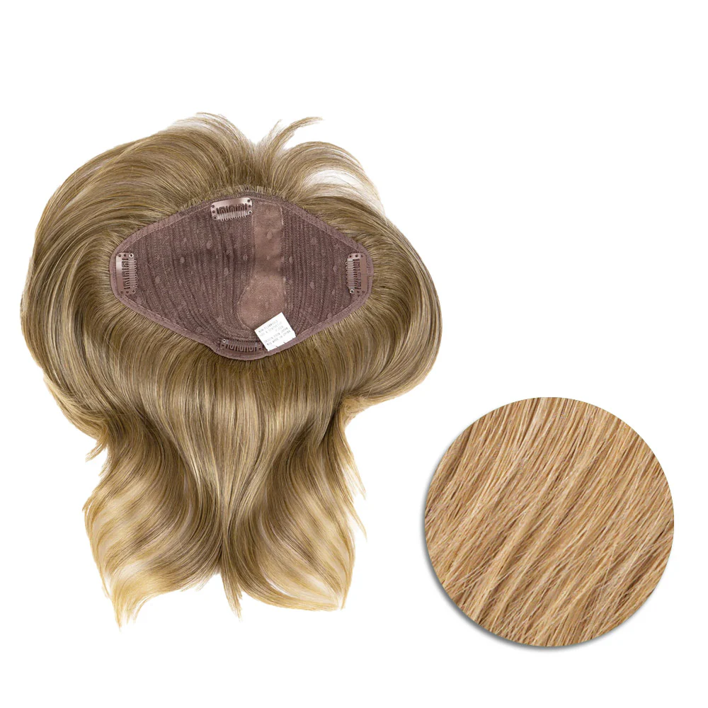 Hairdo Topper Stylish Wave R25 Biondo Medio Dorato - toupet con onde - Image 8