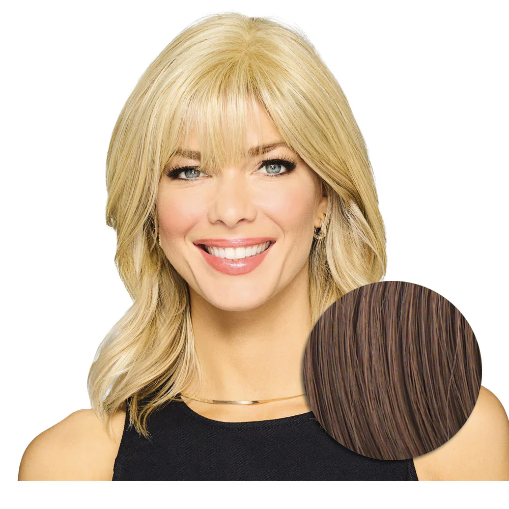 Hairdo Topper Stylish Wave R830 Castano Chiaro Dorato - toupet con onde - Image 2