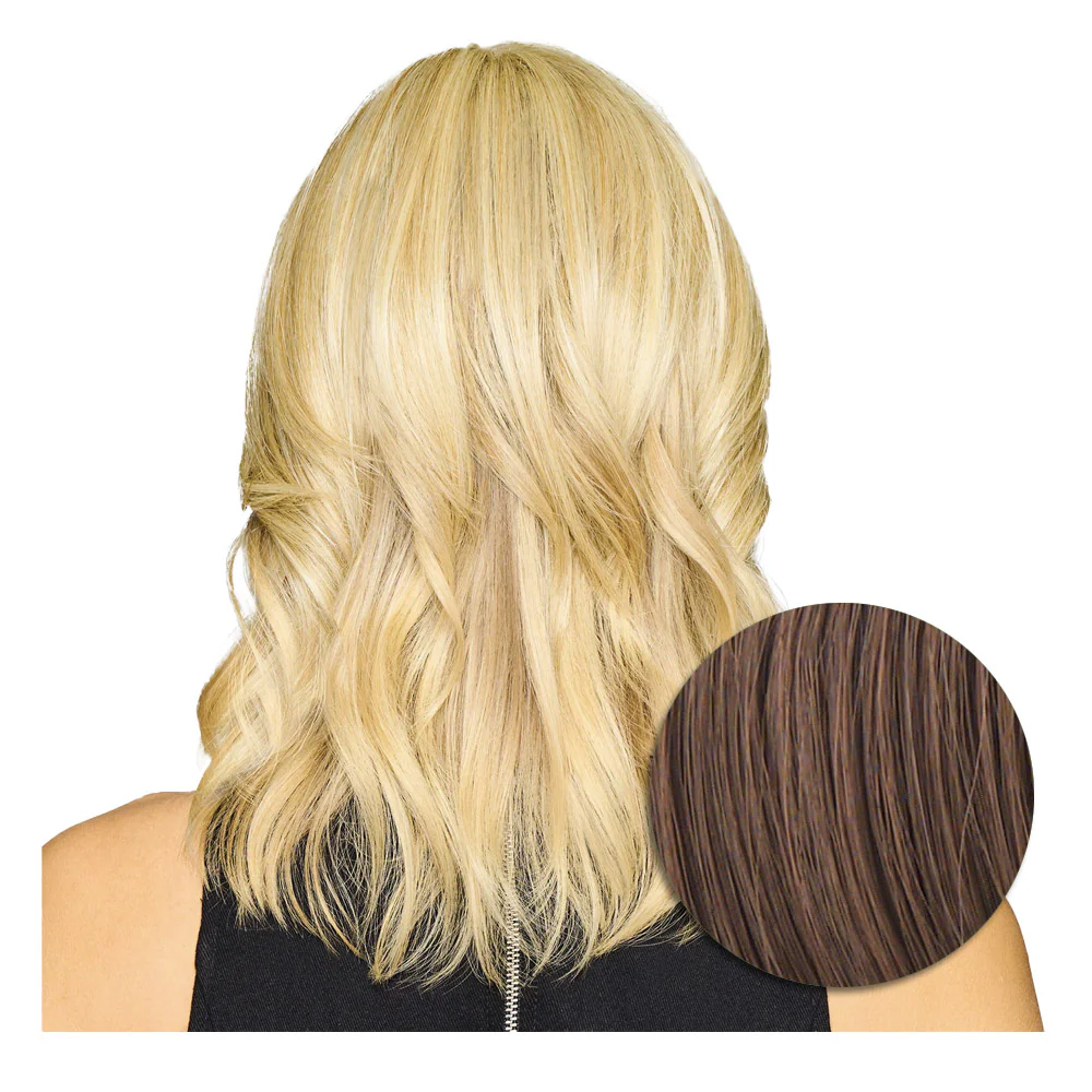 Hairdo Topper Stylish Wave R830 Castano Chiaro Dorato - toupet con onde - Image 4