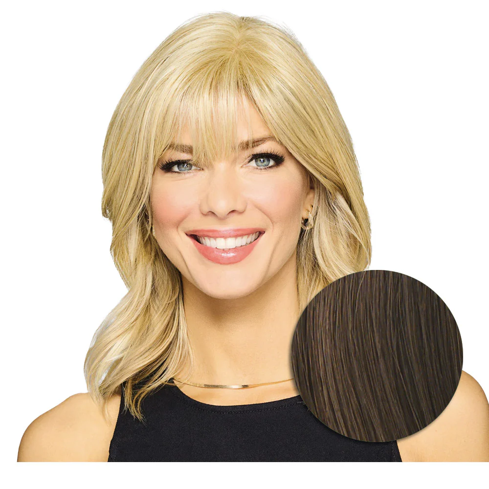 Hairdo Topper Stylish Wave R10 Castano Chiaro - toupet con onde - Image 2