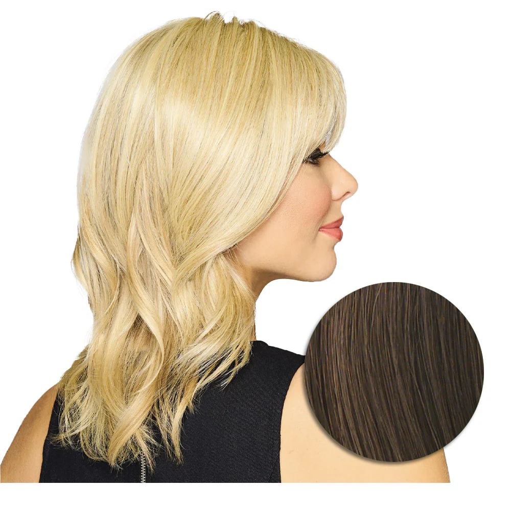 Hairdo Topper Stylish Wave R10 Castano Chiaro - toupet con onde - Image 3