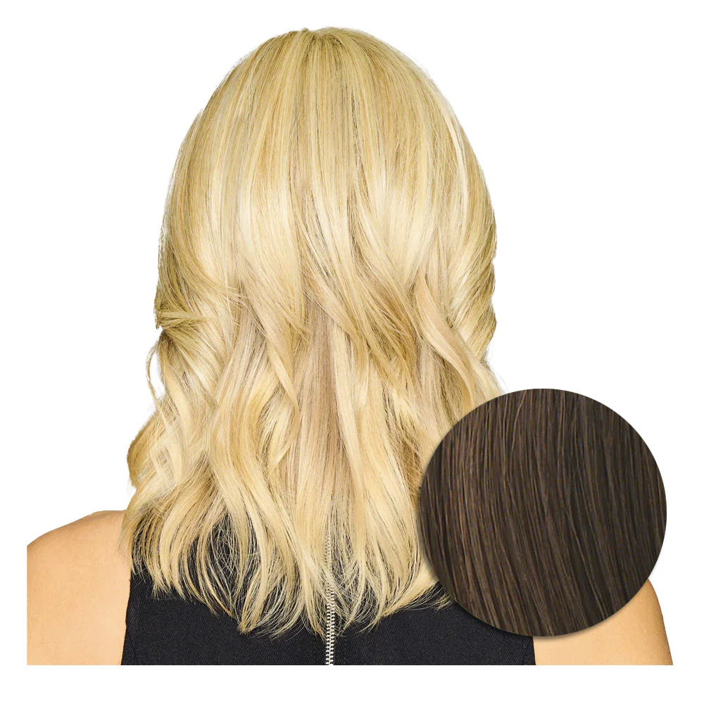 Hairdo Topper Stylish Wave R10 Castano Chiaro - toupet con onde - Image 4