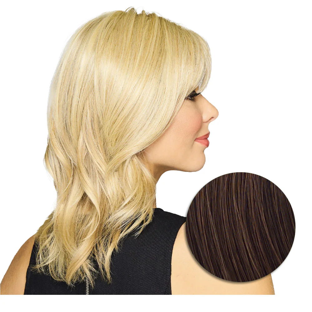 Hairdo Topper Stylish Wave R6/30H Castano Medio Ramato - toupet con onde - Image 3