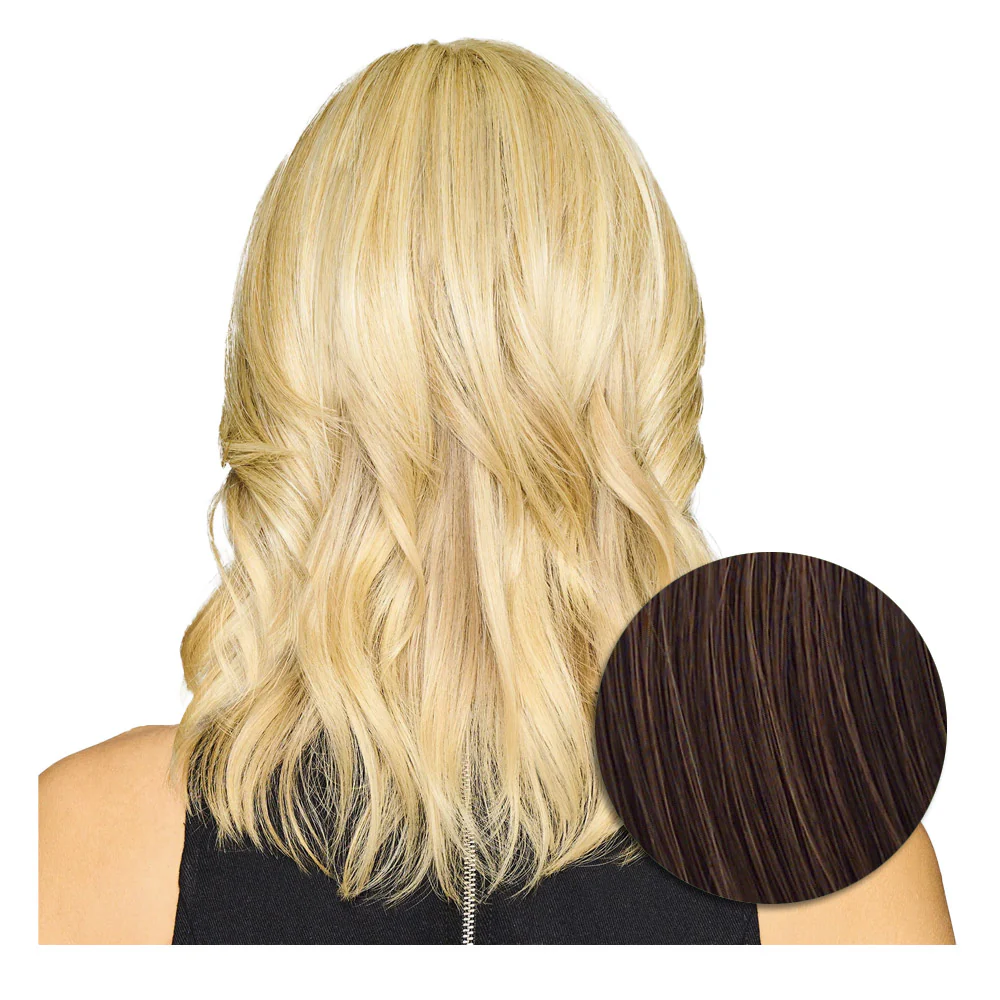 Hairdo Topper Stylish Wave R6/30H Castano Medio Ramato - toupet con onde - Image 4