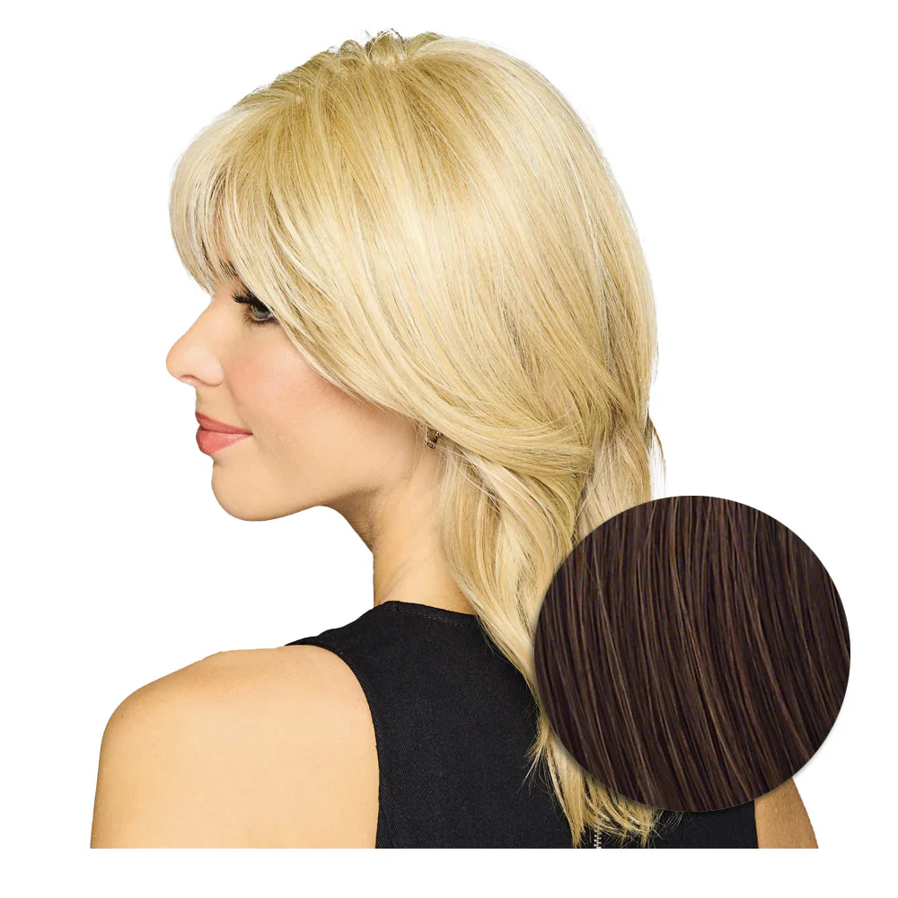 Hairdo Topper Stylish Wave R6/30H Castano Medio Ramato - toupet con onde - Image 5