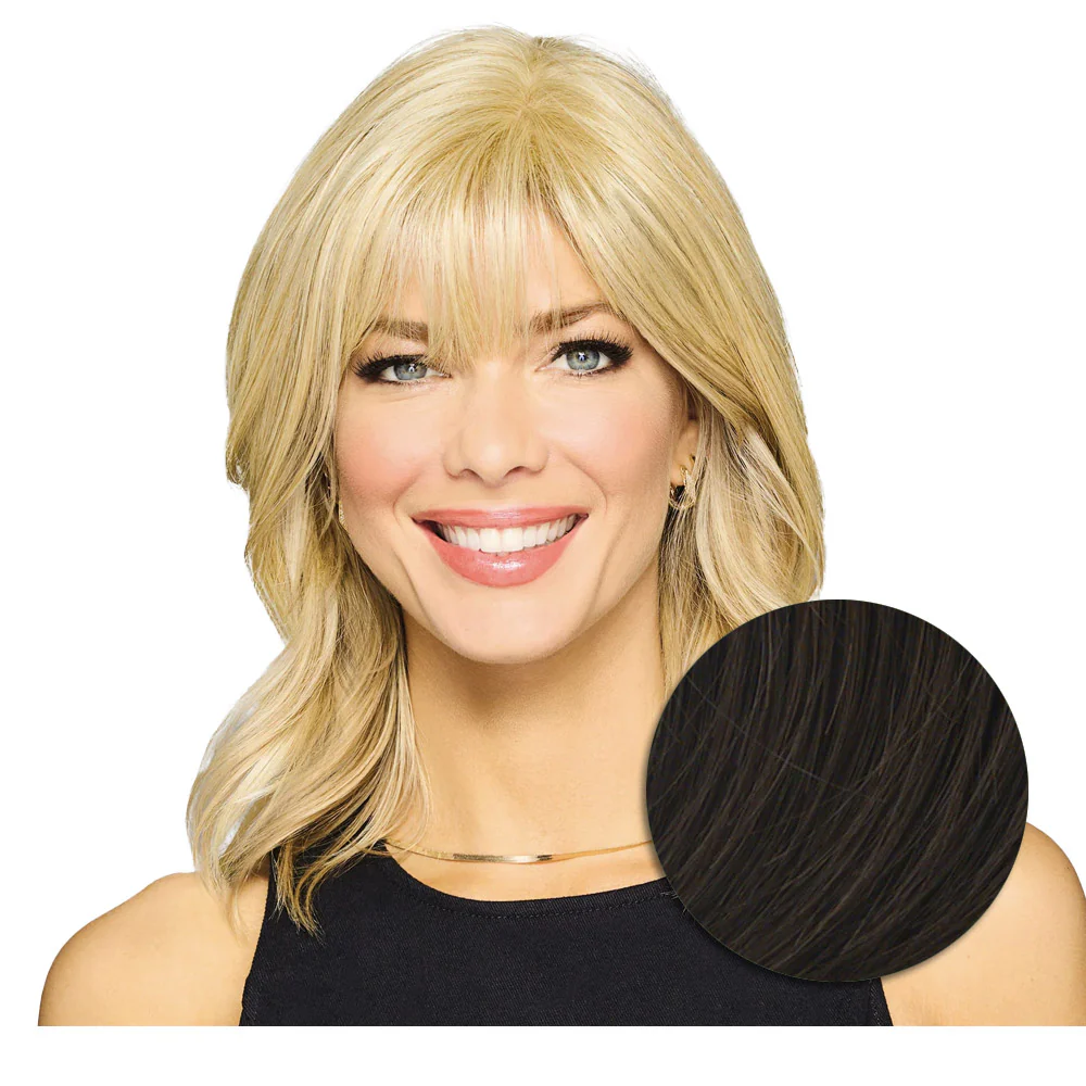 Hairdo Topper Stylish Wave R6 Castano Medio - toupet con onde - Image 2