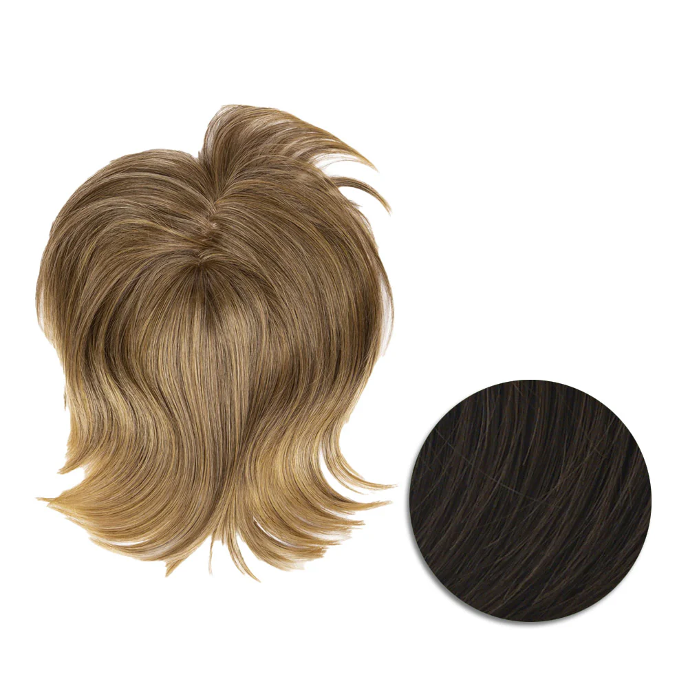 Hairdo Topper Stylish Wave R6 Castano Medio - toupet con onde - Image 8