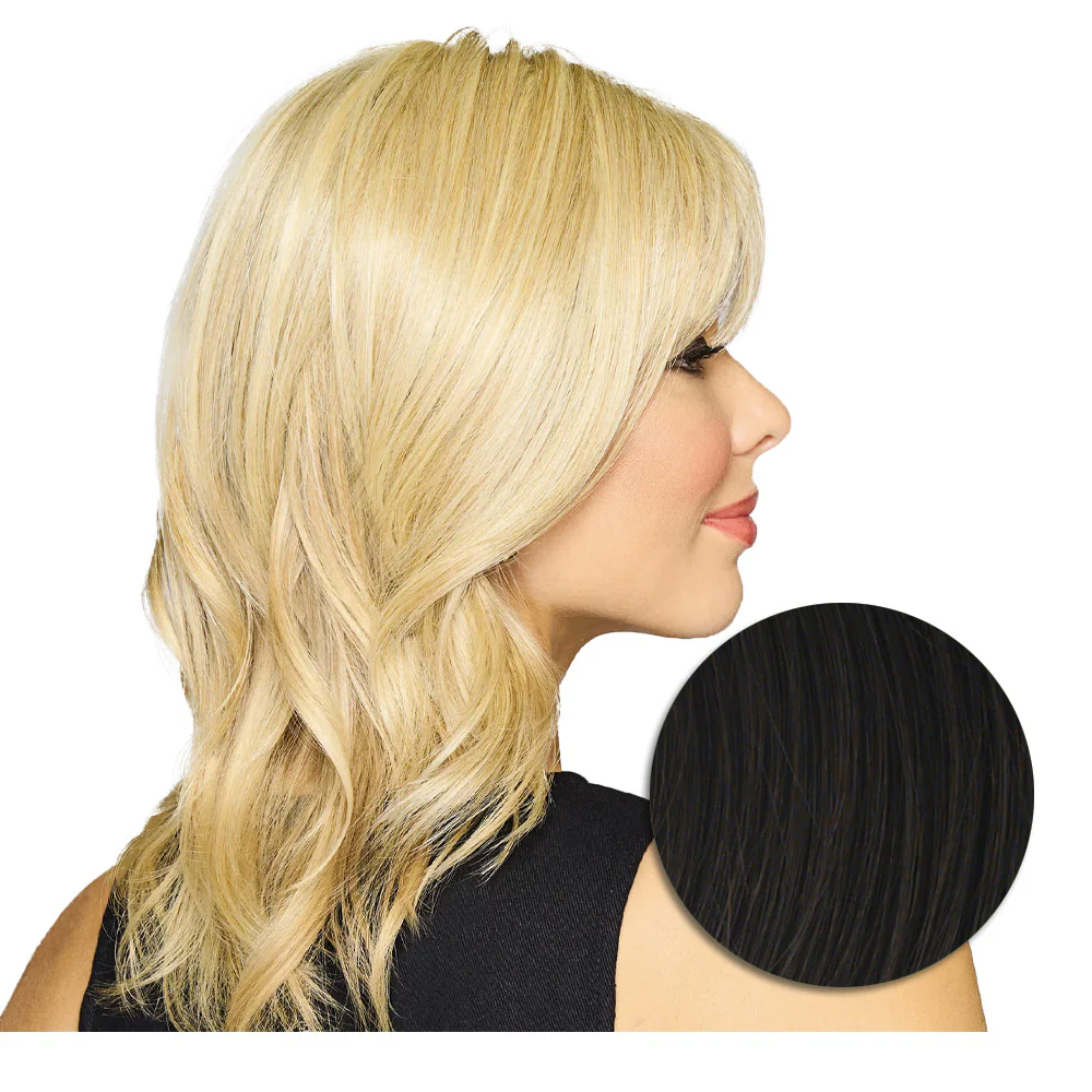 Hairdo Topper Stylish Wave R4 Castano Scuro - toupet con onde - Image 3