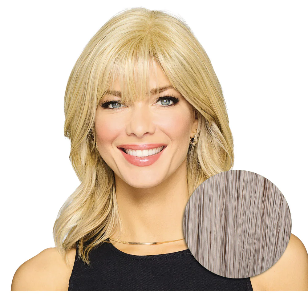 Hairdo Topper Stylish Wave R56/60 Grigio Chiaro - toupet con onde - Image 2