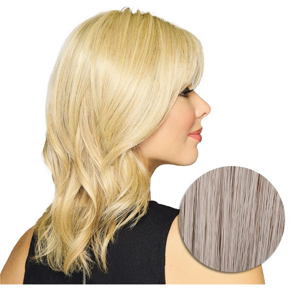 Hairdo Topper Stylish Wave R56/60 Grigio Chiaro - toupet con onde - Image 3