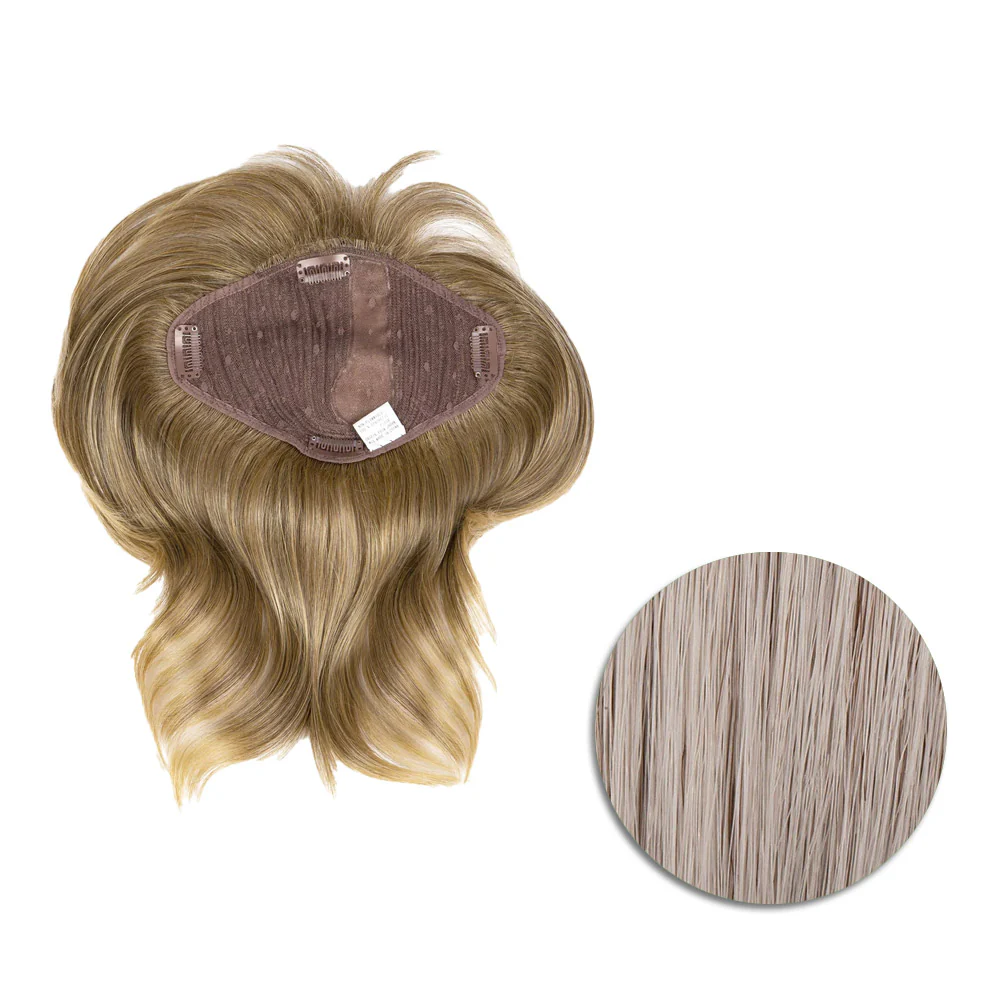Hairdo Topper Stylish Wave R56/60 Grigio Chiaro - toupet con onde - Image 7