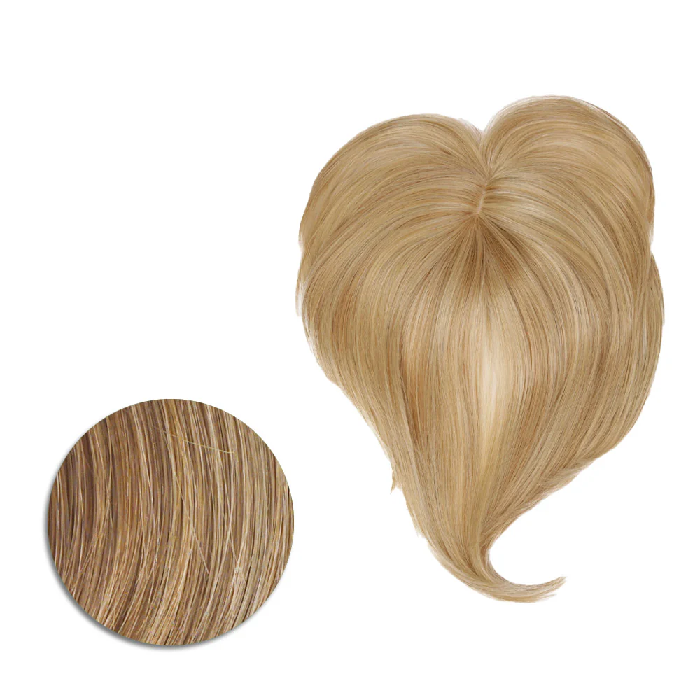 Hairdo Topper Top It Off R14/25 Biondo Caldo - toupet con clip removibili - Image 4