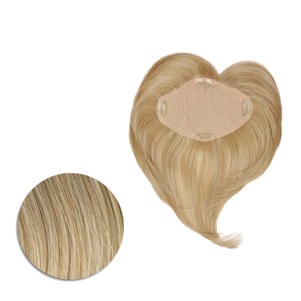 Hairdo Topper Top It Off R14/88 Biondo Chiaro - toupet con clip removibili - Image 5