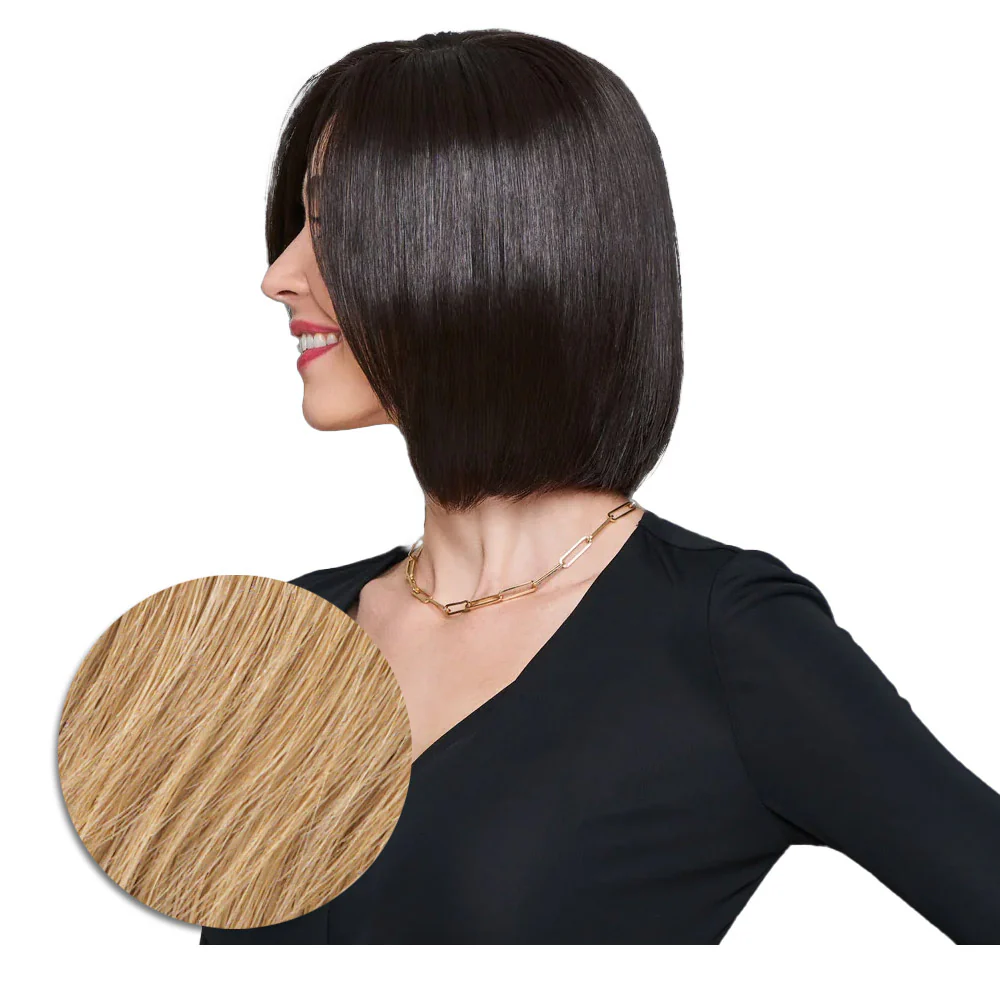 Hairdo Topper Top It Off R25 Biondo Medio Dorato - toupet con clip removibili - Image 2
