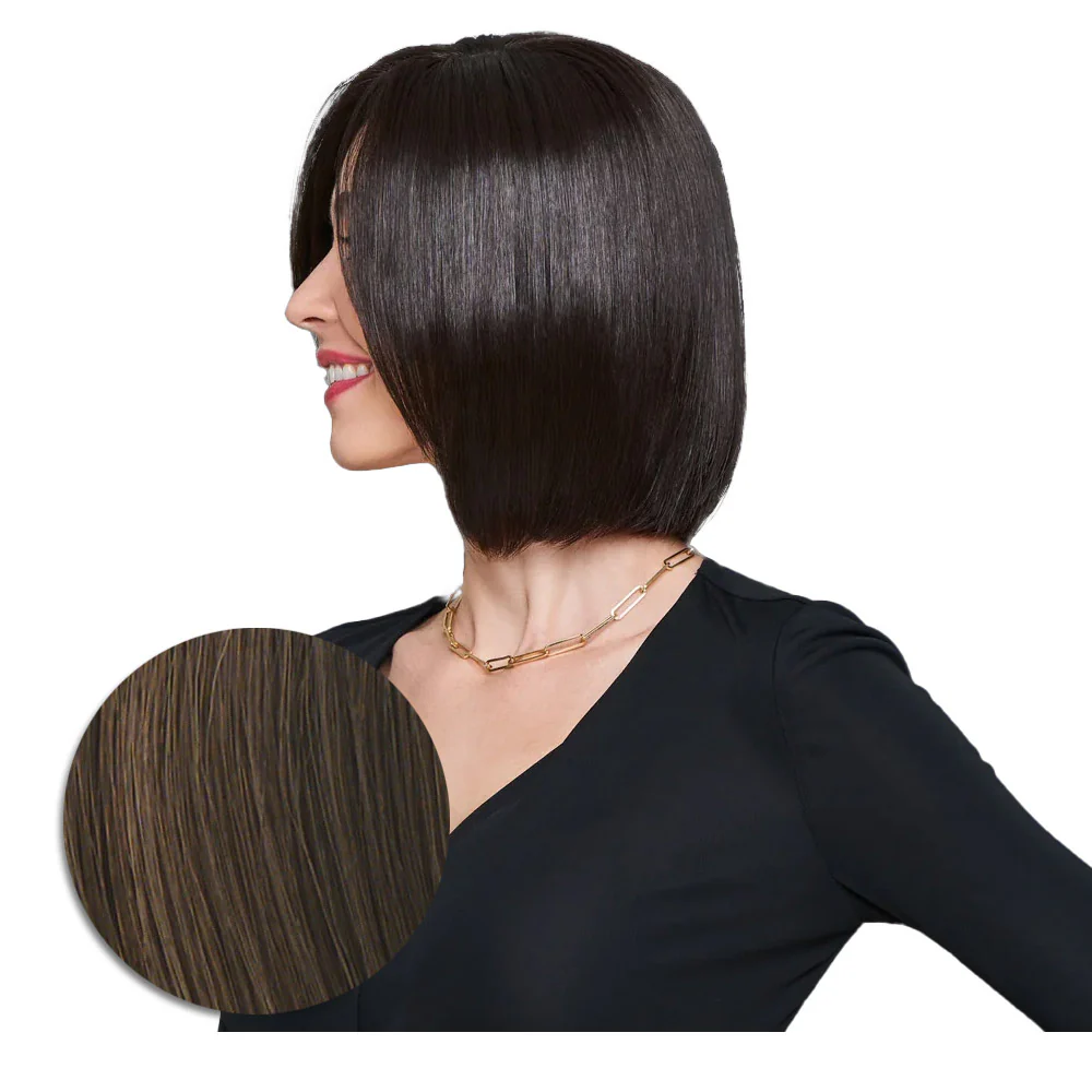 Hairdo Topper Top It Off R10 Castano Chiaro - toupet con clip removibili - Image 2