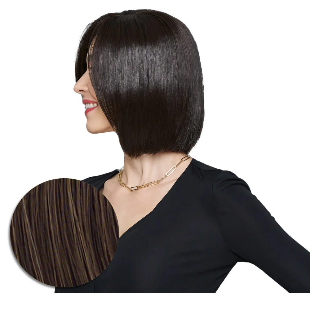 Hairdo Topper Top It Off R6/30H Castano Medio Ramato - toupet con clip removibili - Image 2