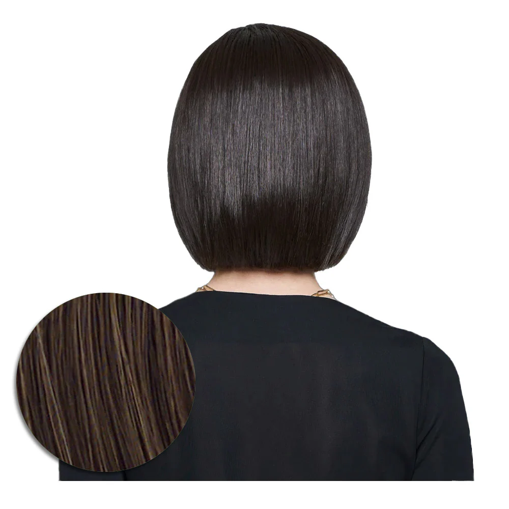 Hairdo Topper Top It Off R6/30H Castano Medio Ramato - toupet con clip removibili - Image 3