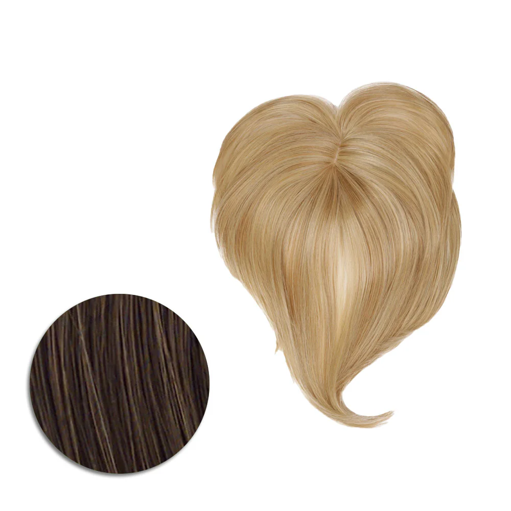 Hairdo Topper Top It Off R6/30H Castano Medio Ramato - toupet con clip removibili - Image 4
