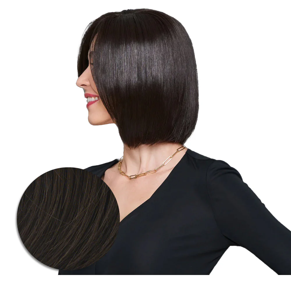 Hairdo Topper Top It Off R6 Castano Medio - toupet con clip removibili - Image 2